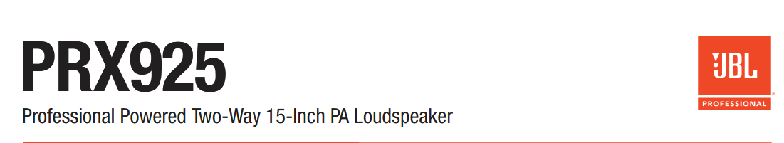 JBL PRX925 ������ � ���������