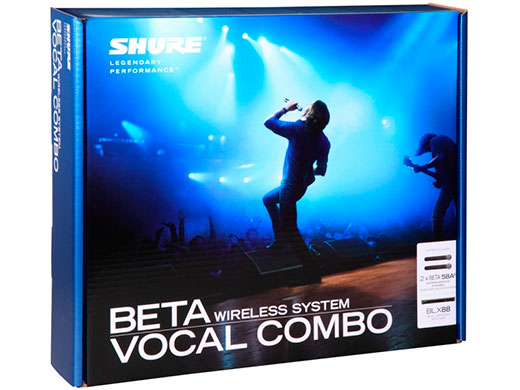 SHURE BLX288E/B58 K3E